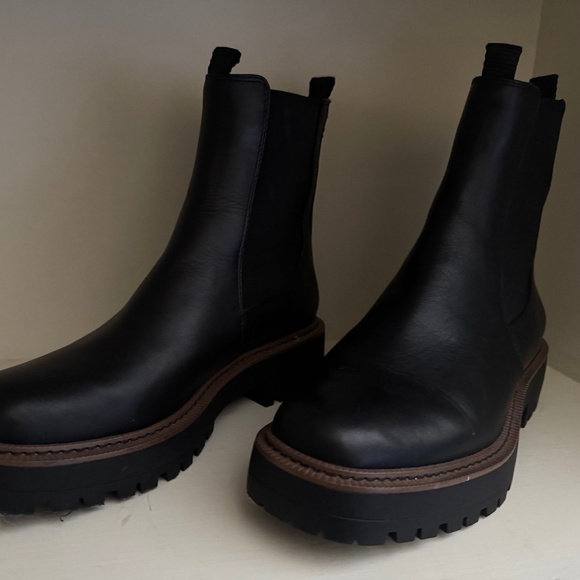 Sam Edelman Black Ankle Boots - Picture 1 of 3